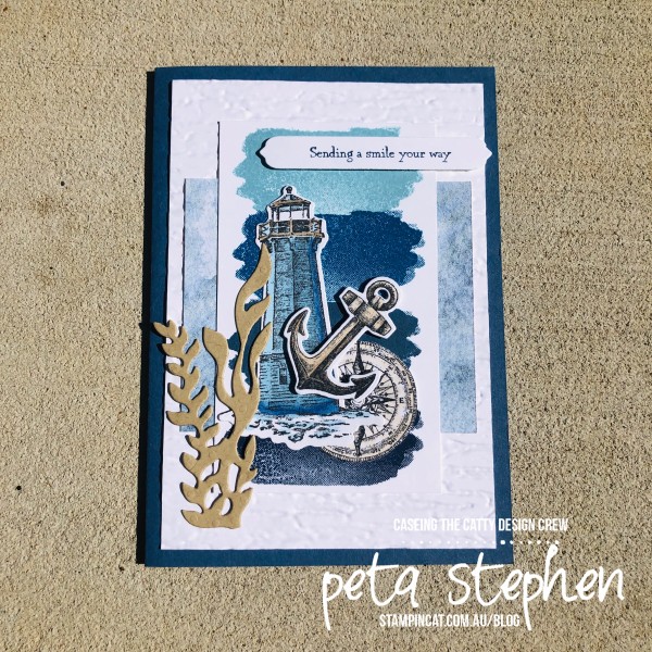 #ctc321 #stampin_cat #smoothsailing #barkembfolder #sailinghome #stampinup