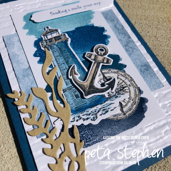 #ctc321 #stampin_cat #smoothsailing #barkembfolder #sailinghome #stampinup