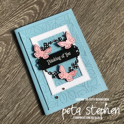 #ctc322 #stampin_cat #stitchedgreenery #symmetricalstemsborderpunch #quietmeadow #stampinup