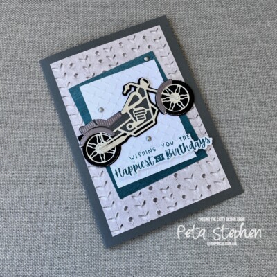 #ctc425 #stampin_cat #sketchchallenge #legendaryridedies #metalplate3dembossingfolder #stampinup