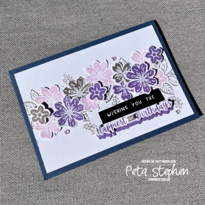 #ctc429 #stampin_cat #petalpark #sentimentsilhouettesdies #stampinup