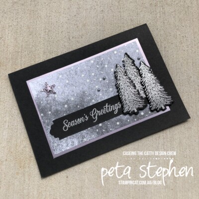 #ctc334 #stampin_cat #peacefulplacedsp #whimsicaltrees #specialtysilverfoil #stampinup