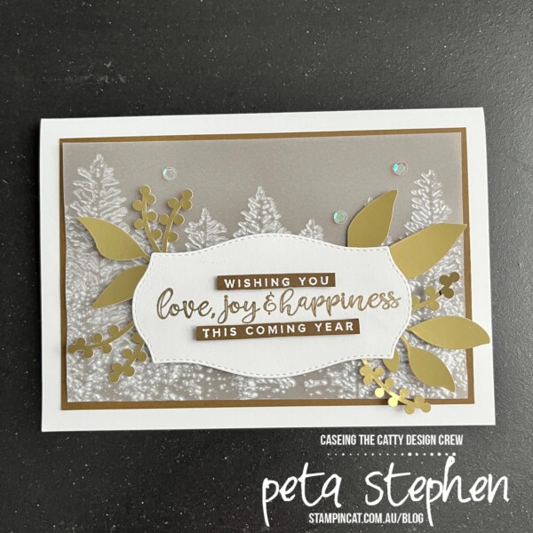 #ctc344 #stampin_cat #vellum #ephemerapack #evergreenforestembossingfolder #stampinup