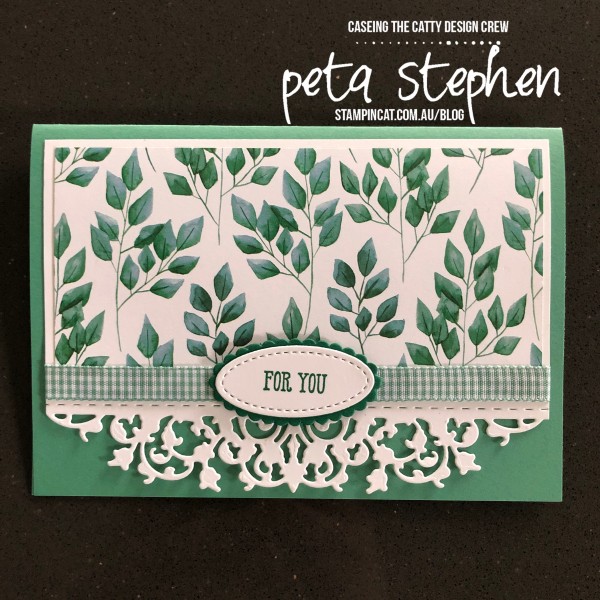 #stampin_cat #ctc270 #delicatelaceedgelits #2020-2022incolours #foreverfern #forevergreenery #stampinup