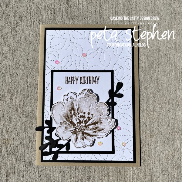 #ctc355 #stampin_cat #flowingflowers #sprigpunch #stampinup