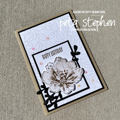 #ctc355 #stampin_cat #flowingflowers #sprigpunch #stampinup