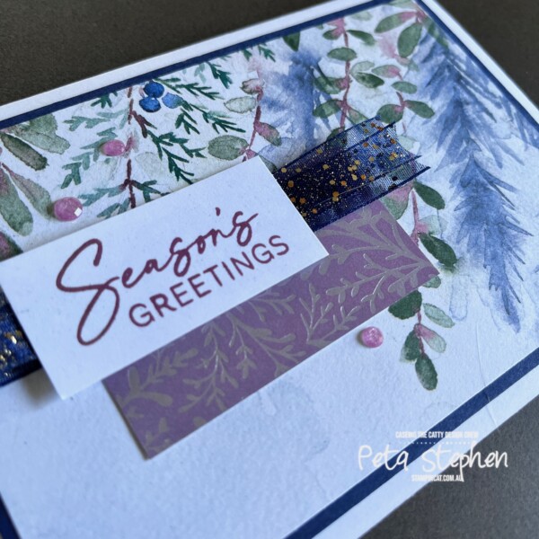 #ctc493 #stampin_cat #wintermeadow #thoughtfuldesigns #glitteredribbon #stampinup