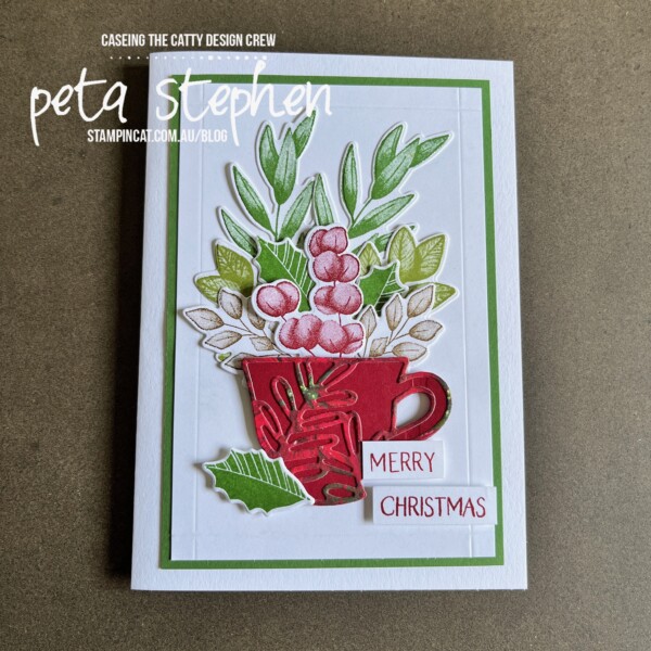 #ctc398 #stampin_cat #cupoftea #christmascard #stampinup